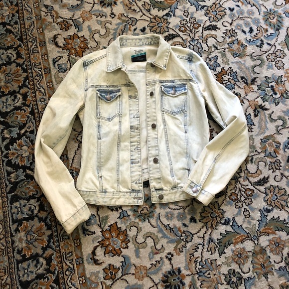 zara acid wash denim jacket
